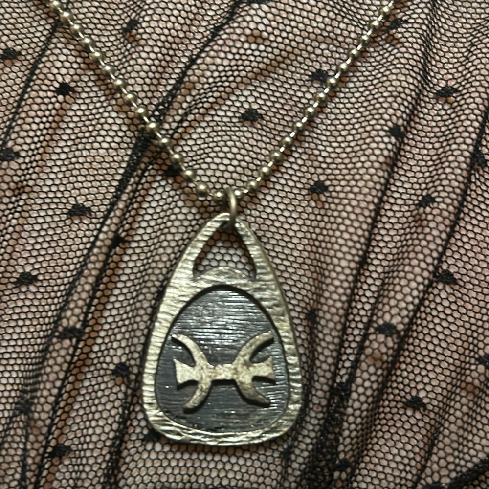 Pisces Zodiac Sign Pendant Necklace